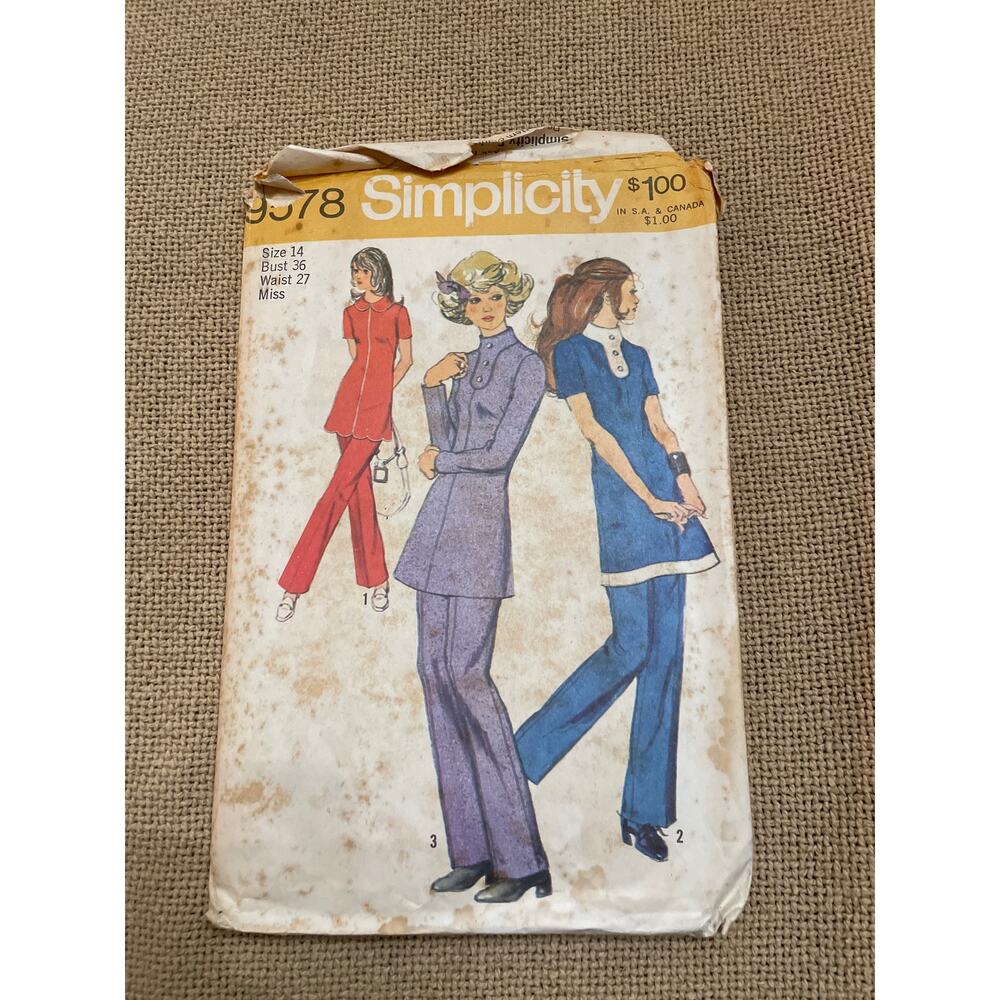 Vintage Patterns Womens Size 14 Early 70’s - Picture 10 of 10